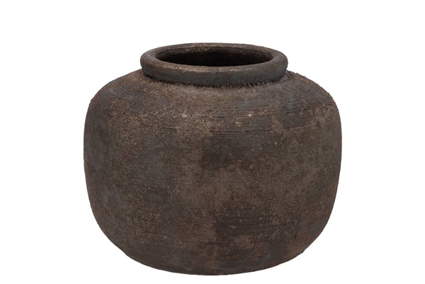 Vazonas Dubuo Batu Grey Jug Low 9Øx20x15cm