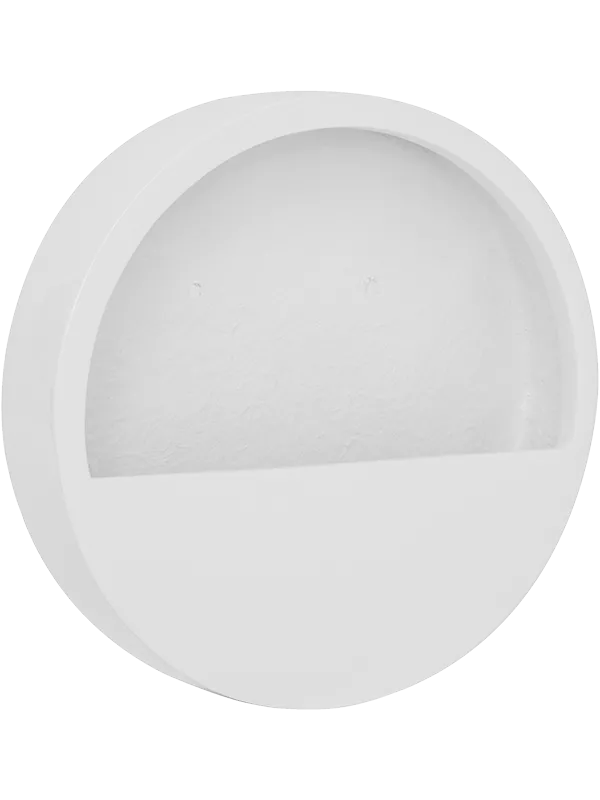 Essential Wally Sieninis Laikiklis vazonas (M Blizgus Baltas)